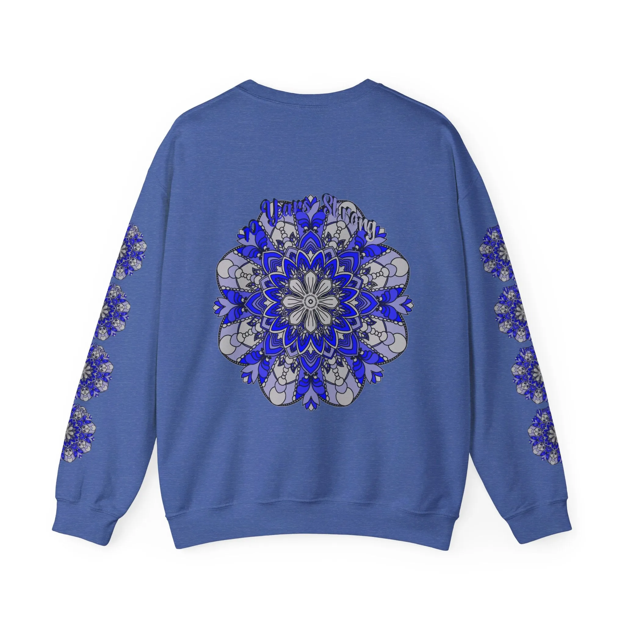 10th Anniversary Mandala Design Unisex Sweatshirt