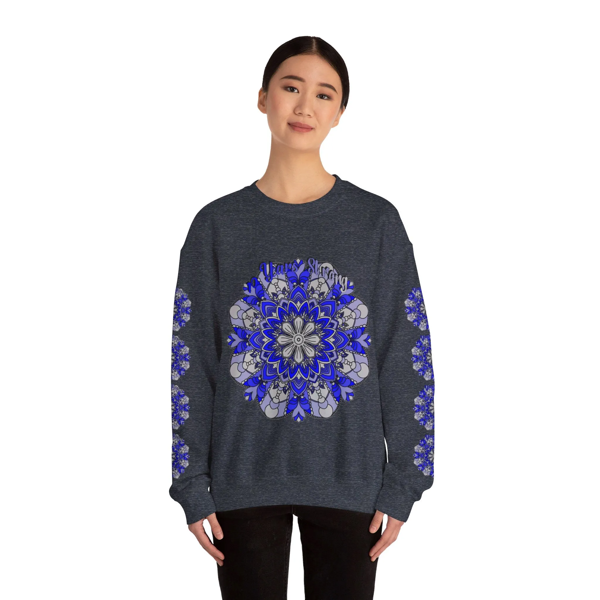 10th Anniversary Mandala Design Unisex Sweatshirt