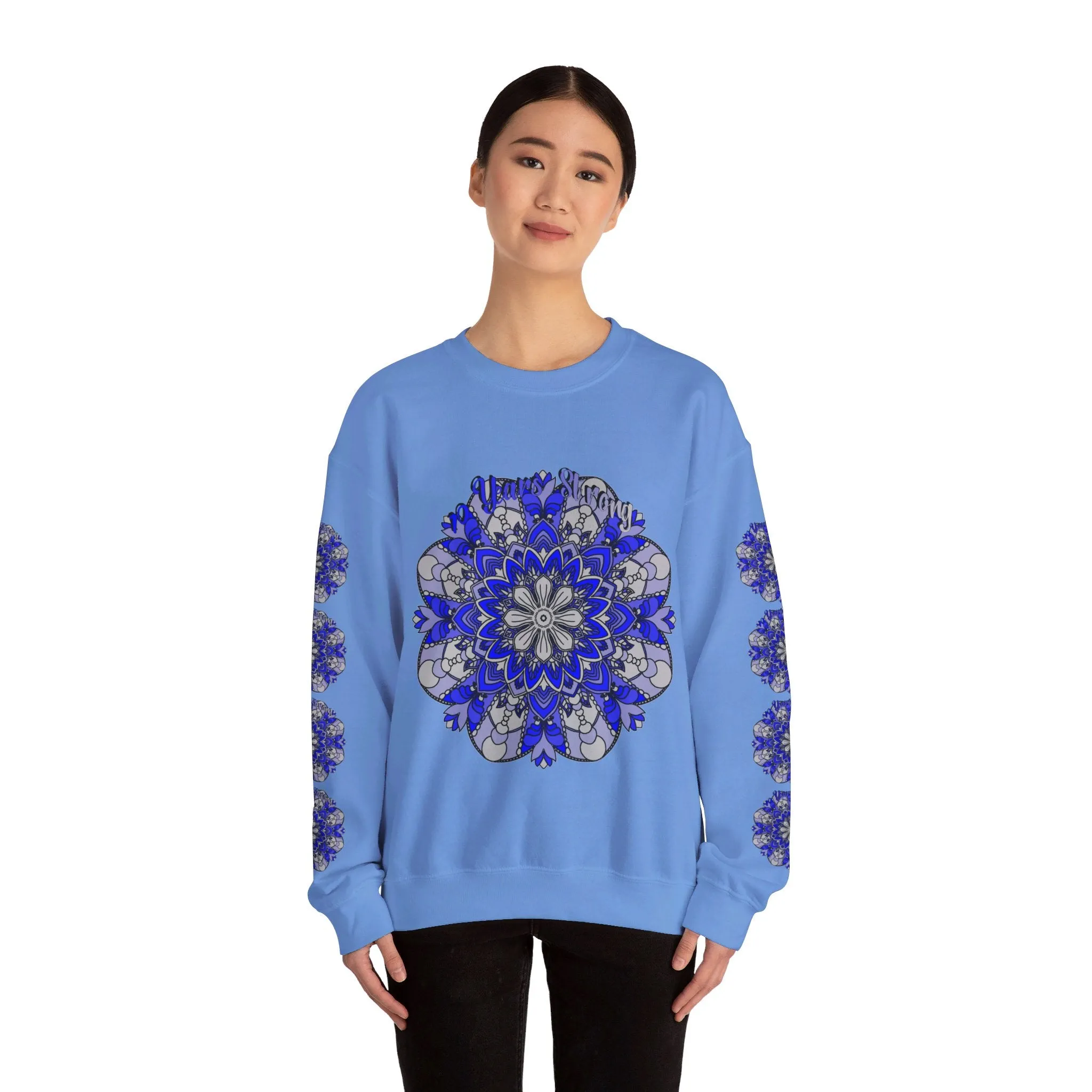 10th Anniversary Mandala Design Unisex Sweatshirt