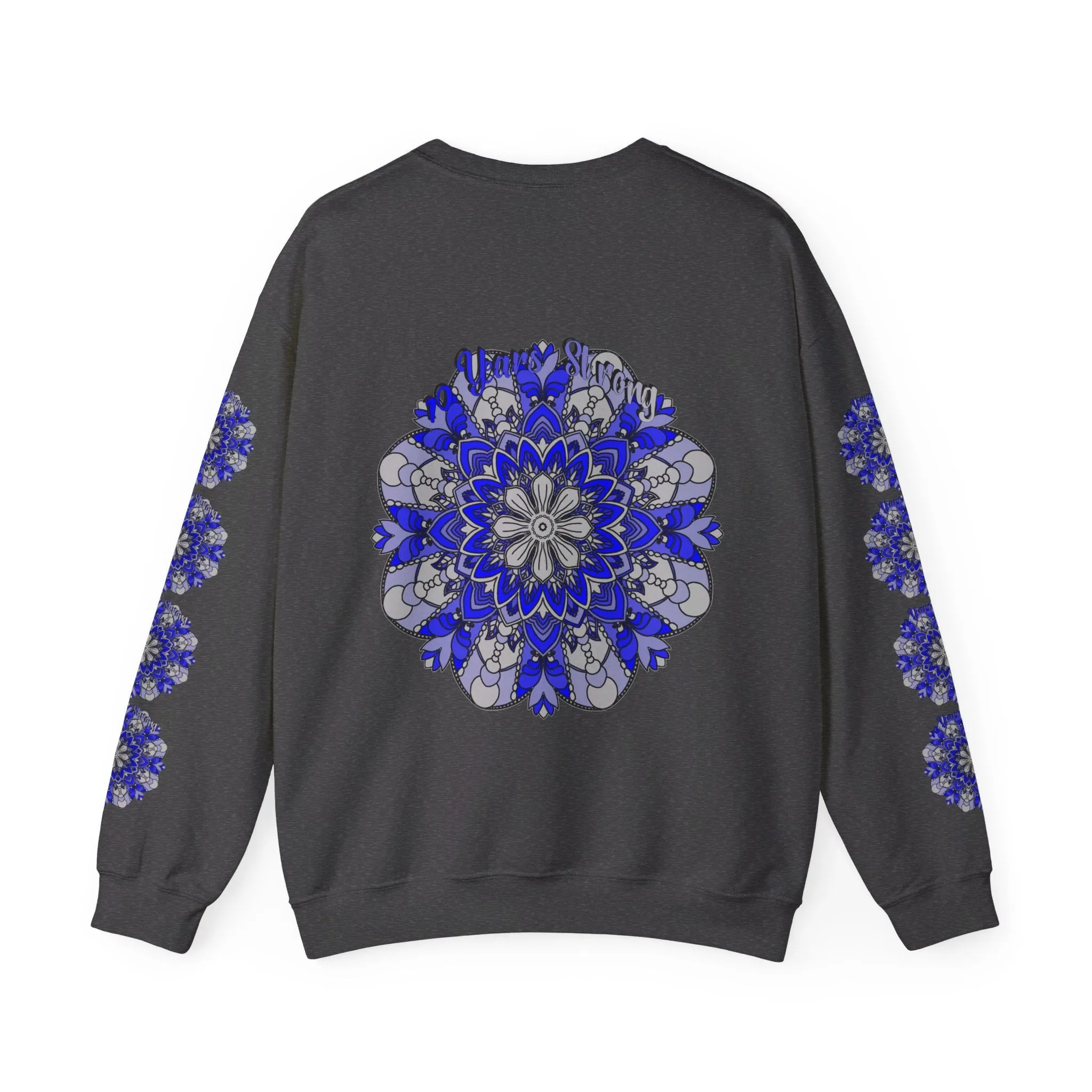 10th Anniversary Mandala Design Unisex Sweatshirt