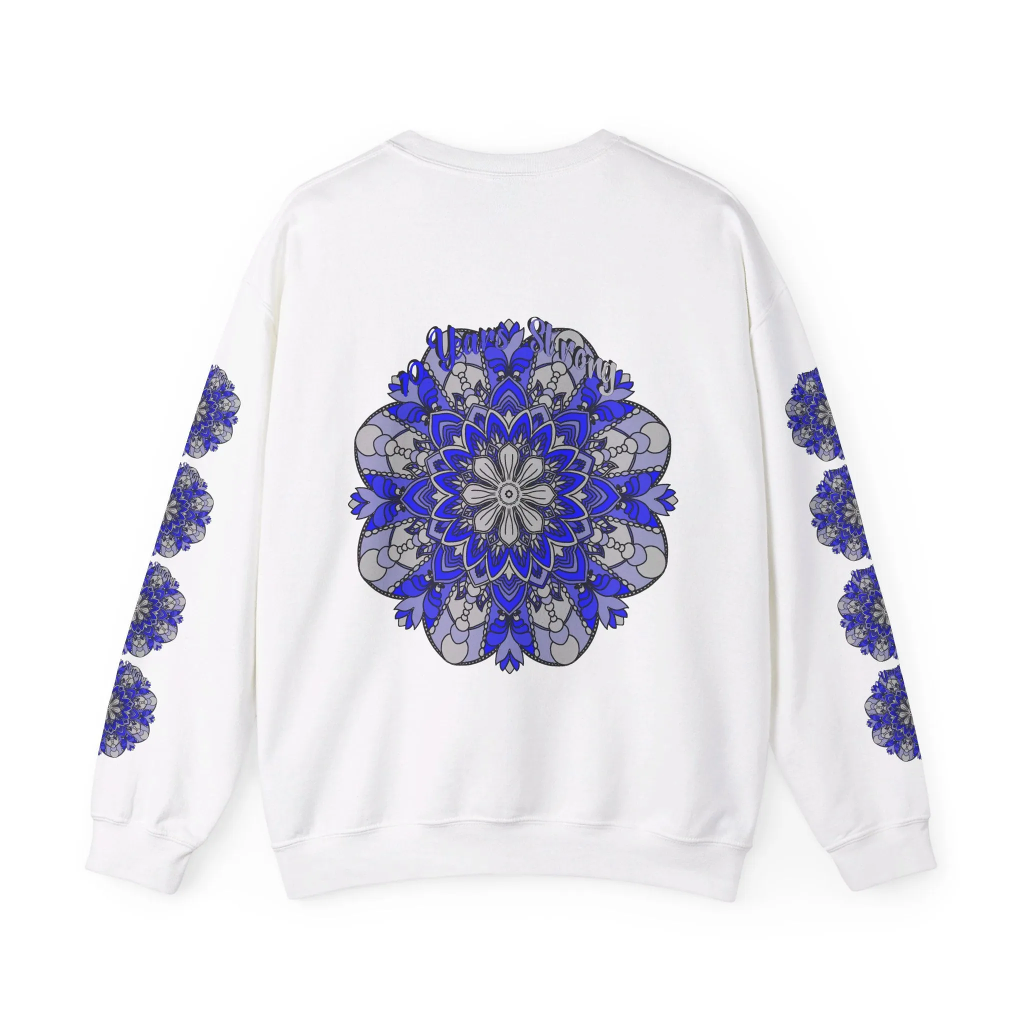 10th Anniversary Mandala Design Unisex Sweatshirt