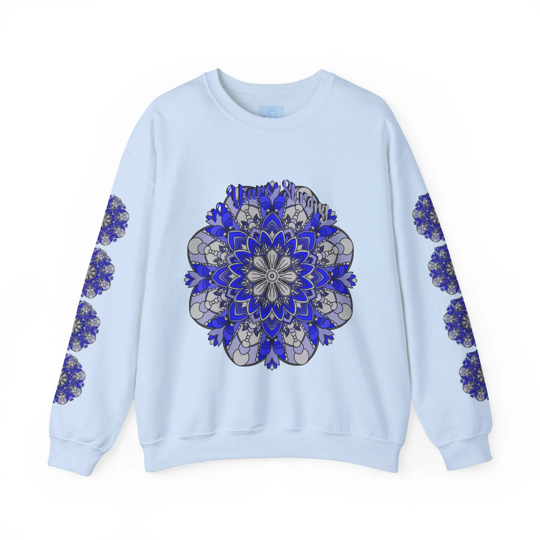 10th Anniversary Mandala Design Unisex Sweatshirt