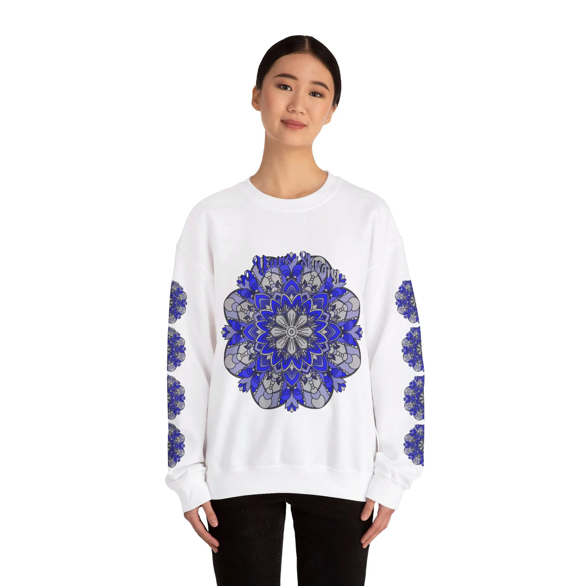 10th Anniversary Mandala Design Unisex Sweatshirt