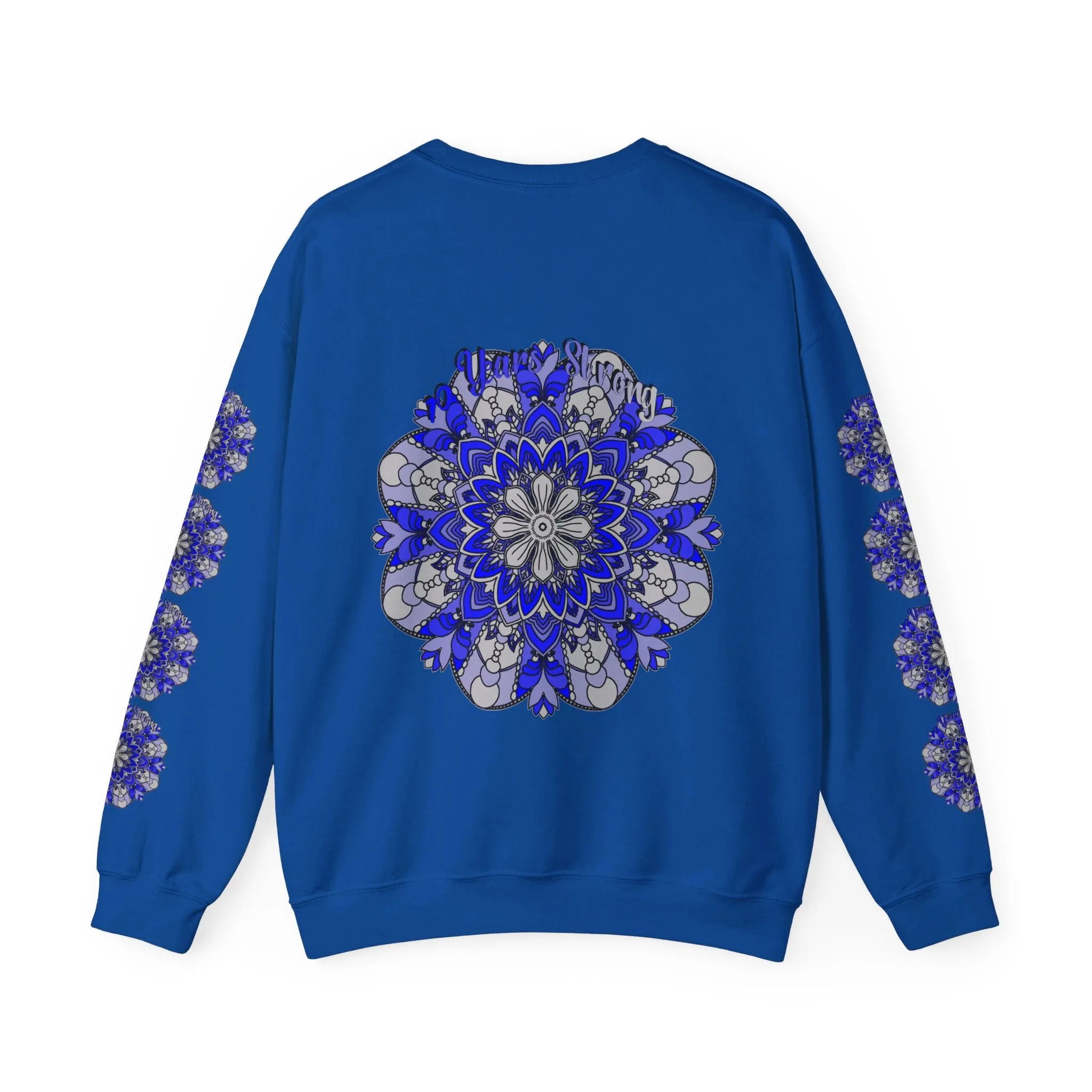 10th Anniversary Mandala Design Unisex Sweatshirt