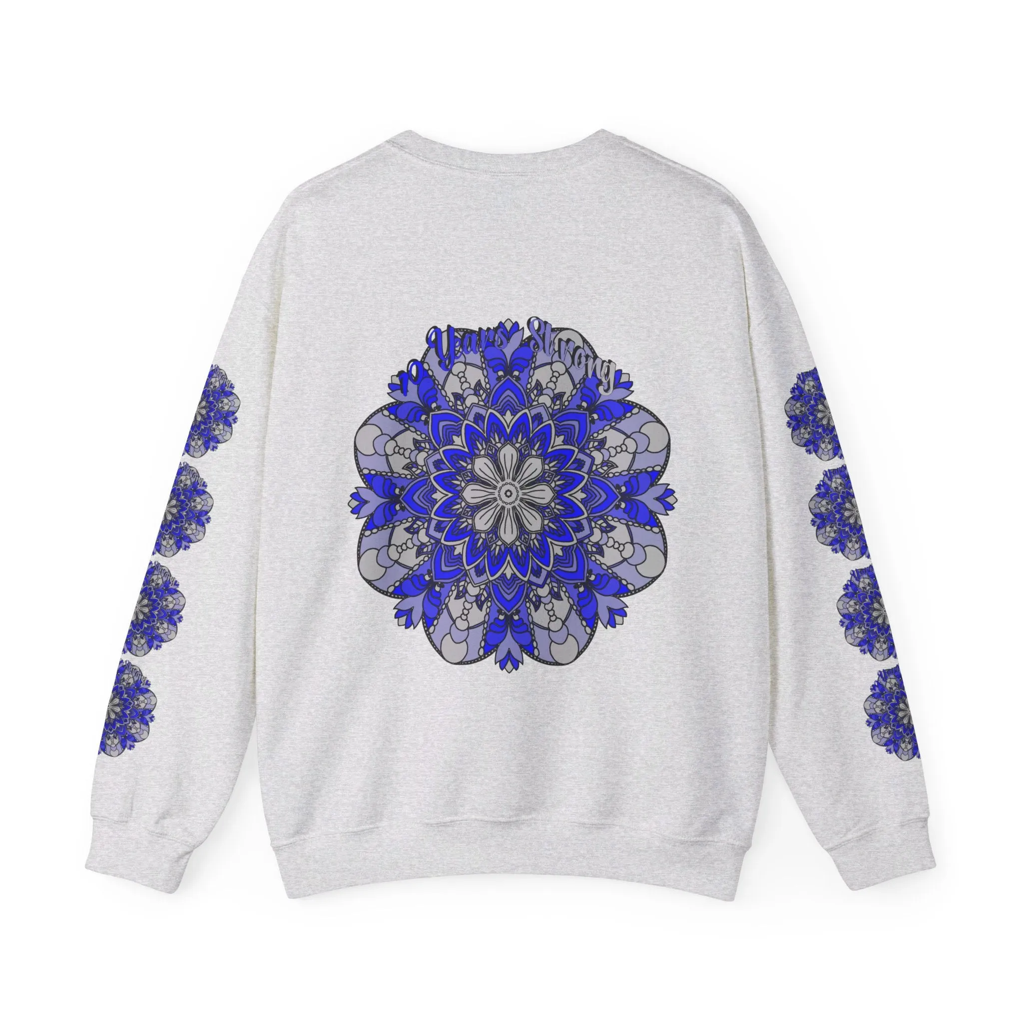 10th Anniversary Mandala Design Unisex Sweatshirt