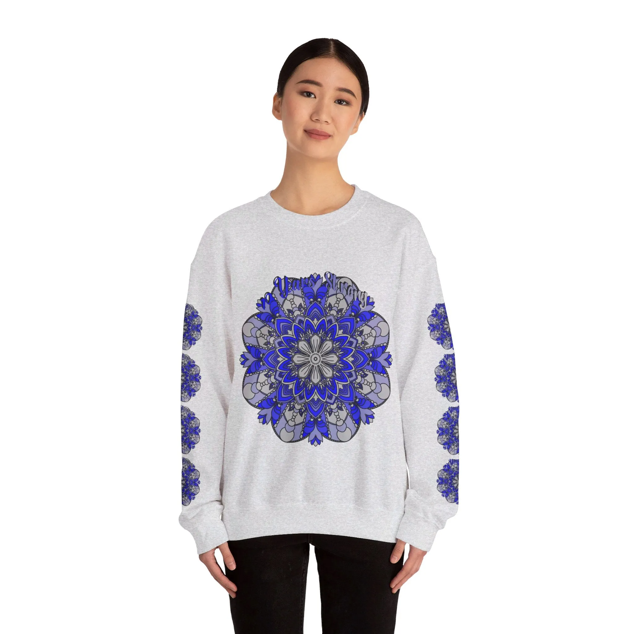 10th Anniversary Mandala Design Unisex Sweatshirt