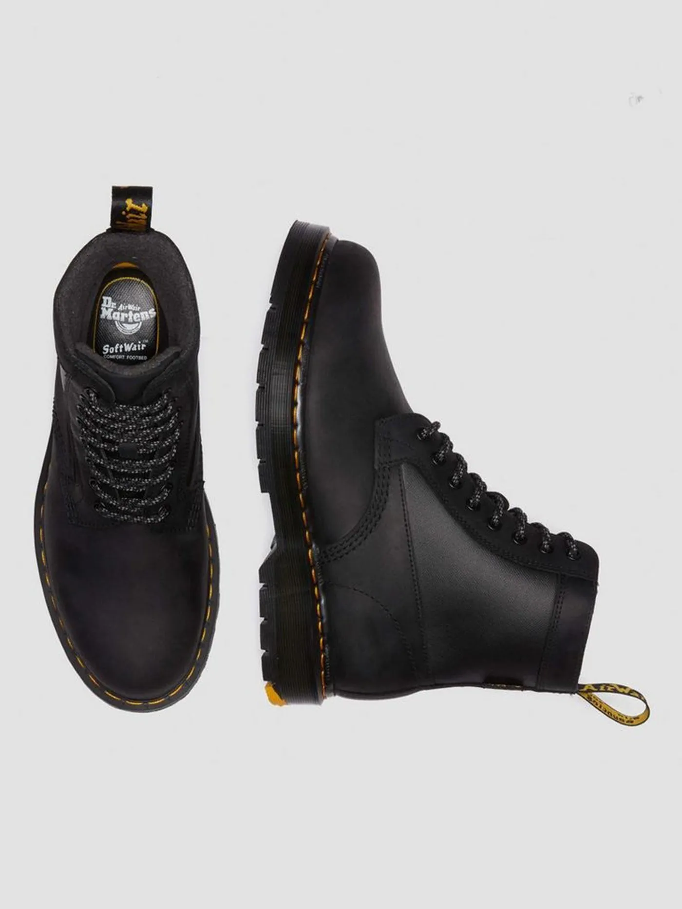 1460 Trinity Connection Wp Coated Nylon Black Boots