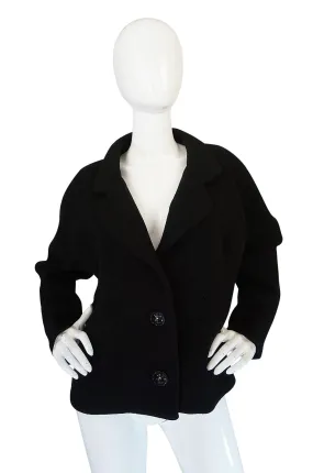 1950s Numbered Haute Couture Black Balenciaga Jacket