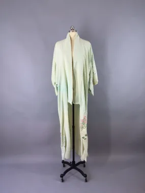 1950s Vintage Silk Kimono Robe