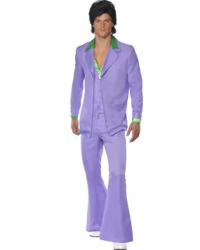 1970s Lavender Mens Costume