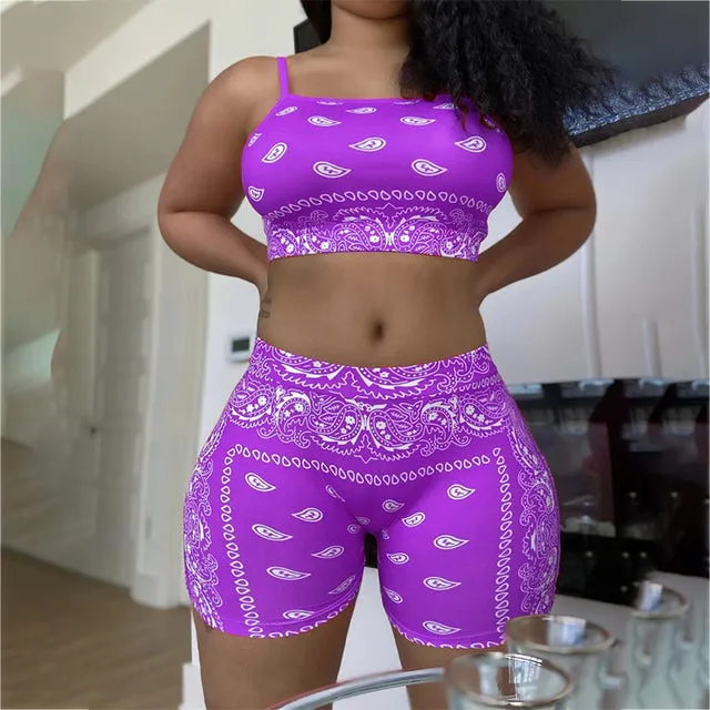 2 Piece Set Women Casual Sport Sexy Tracksuit