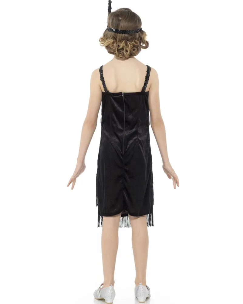 20s Black Flapper Girls Costume