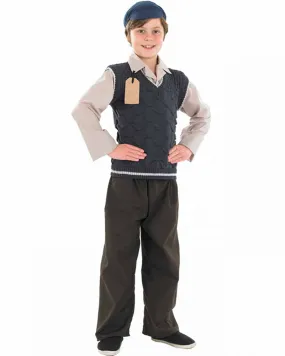 40s WW2 Evacuee School Boys Costume