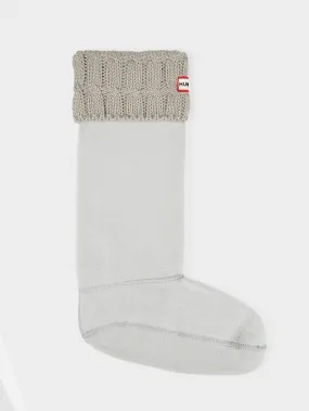 6 Stitch Cable Boot Socks