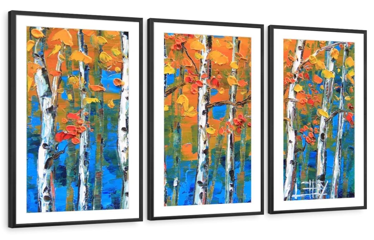 A Blue Birch I Wall Art