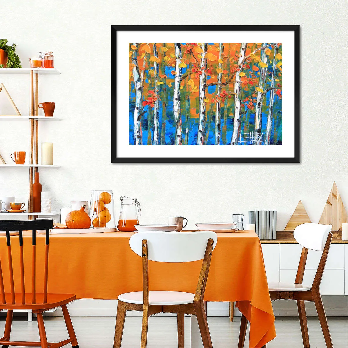 A Blue Birch I Wall Art