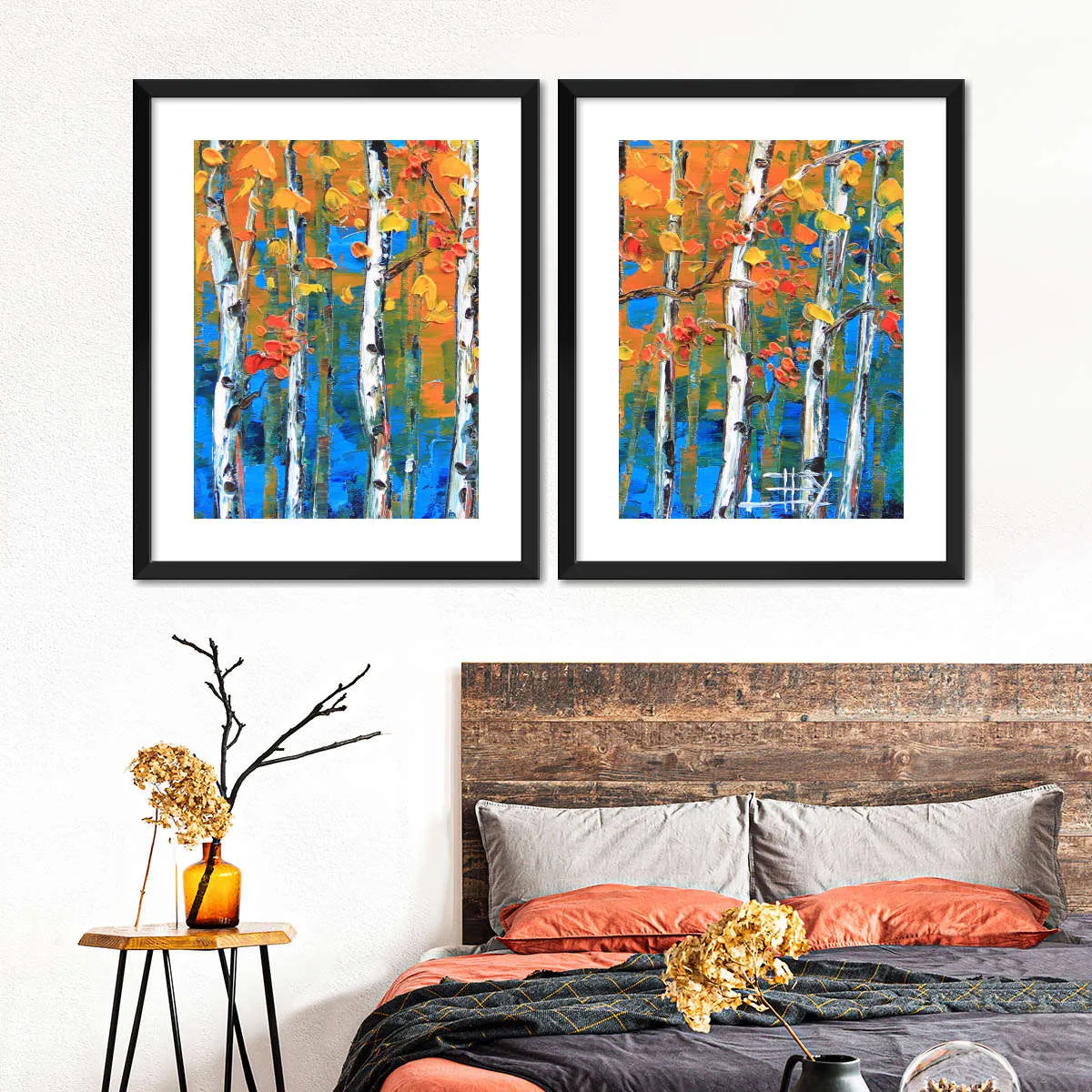 A Blue Birch I Wall Art