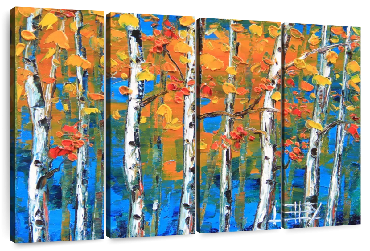 A Blue Birch I Wall Art