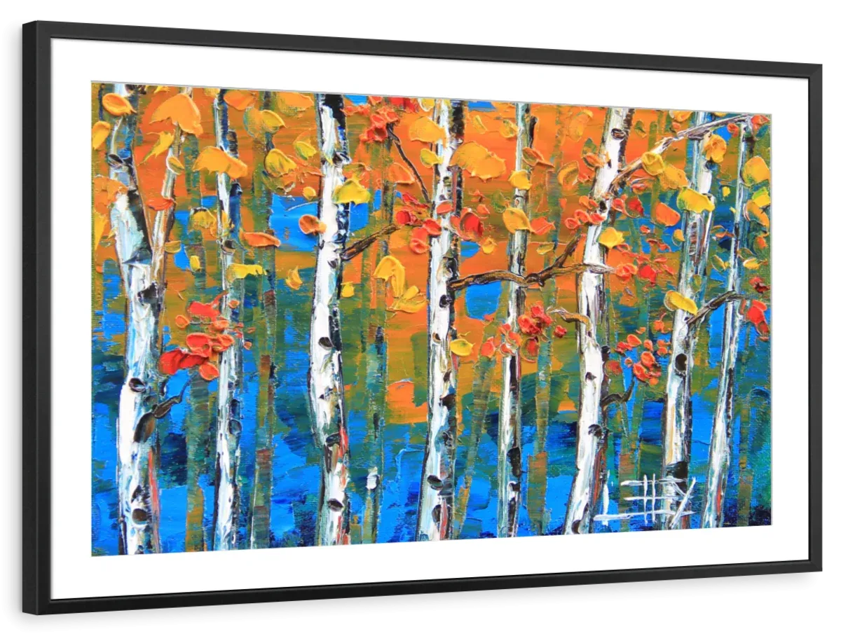 A Blue Birch I Wall Art