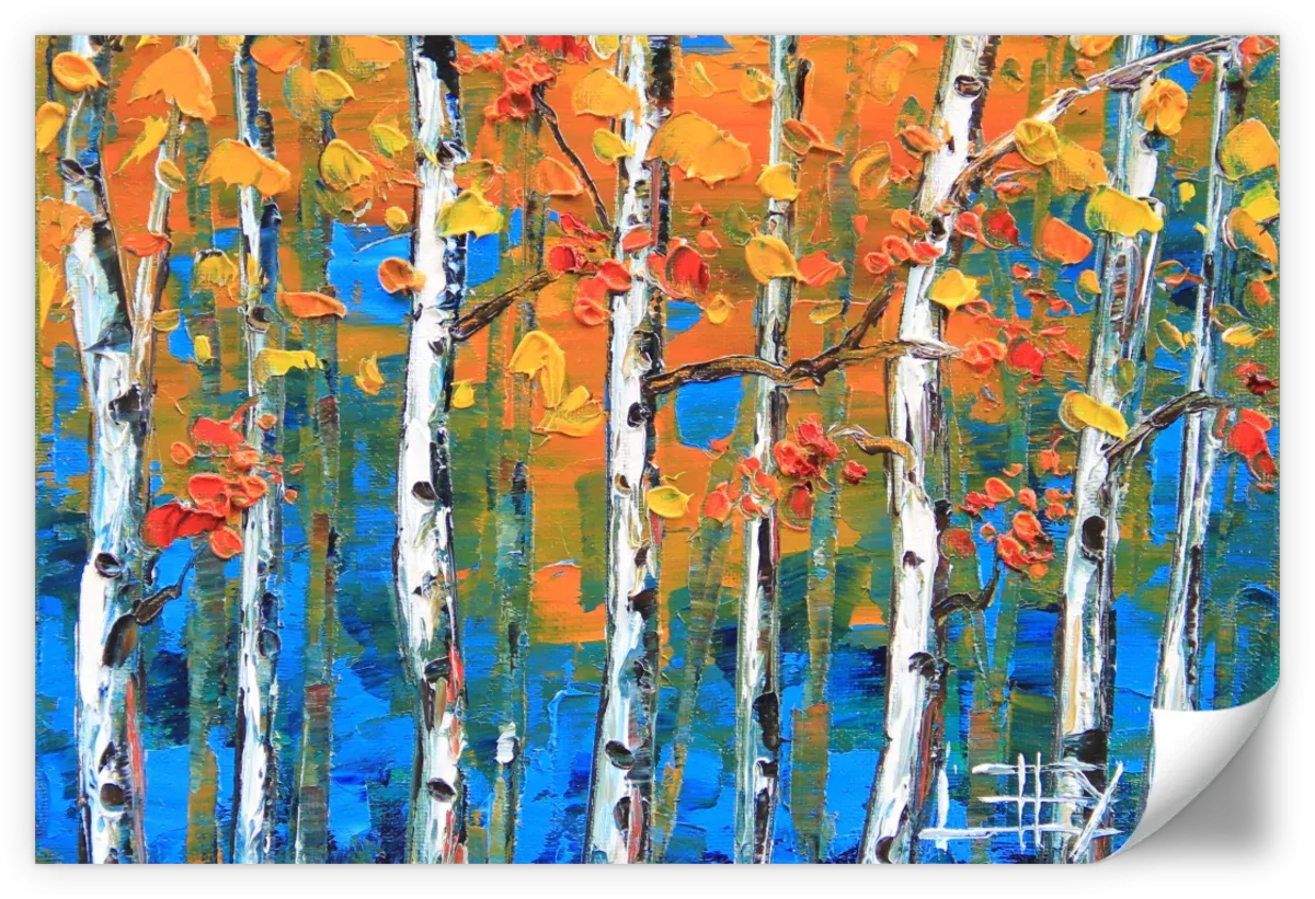 A Blue Birch I Wall Art