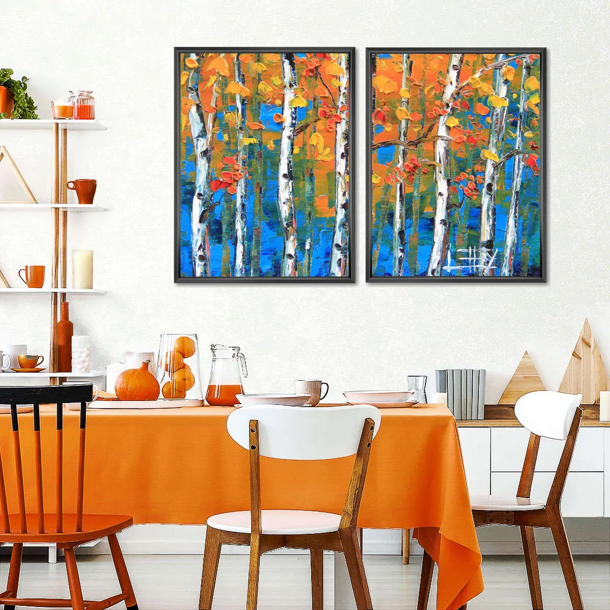 A Blue Birch I Wall Art