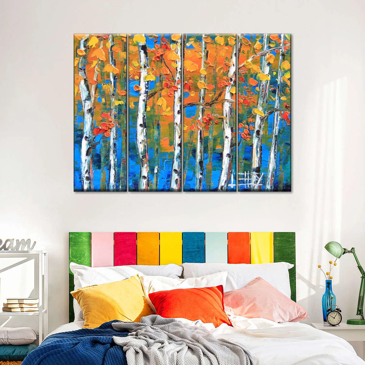 A Blue Birch I Wall Art