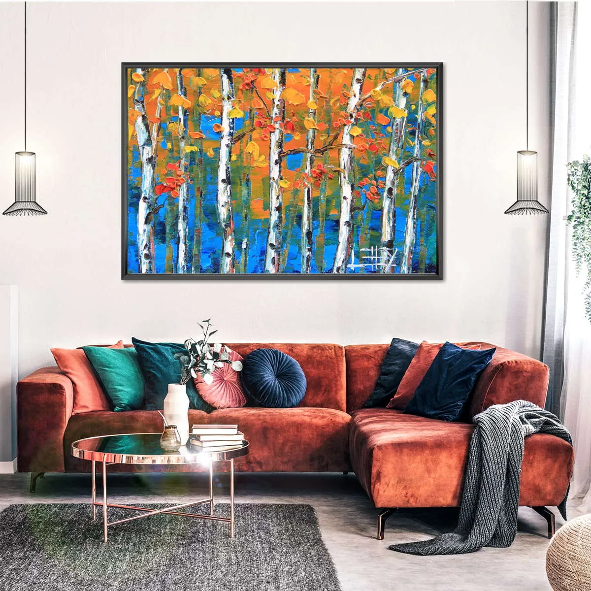 A Blue Birch I Wall Art