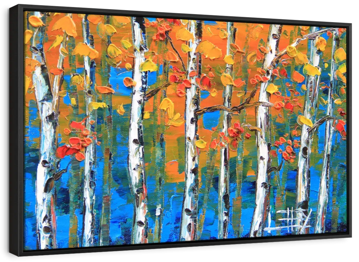 A Blue Birch I Wall Art