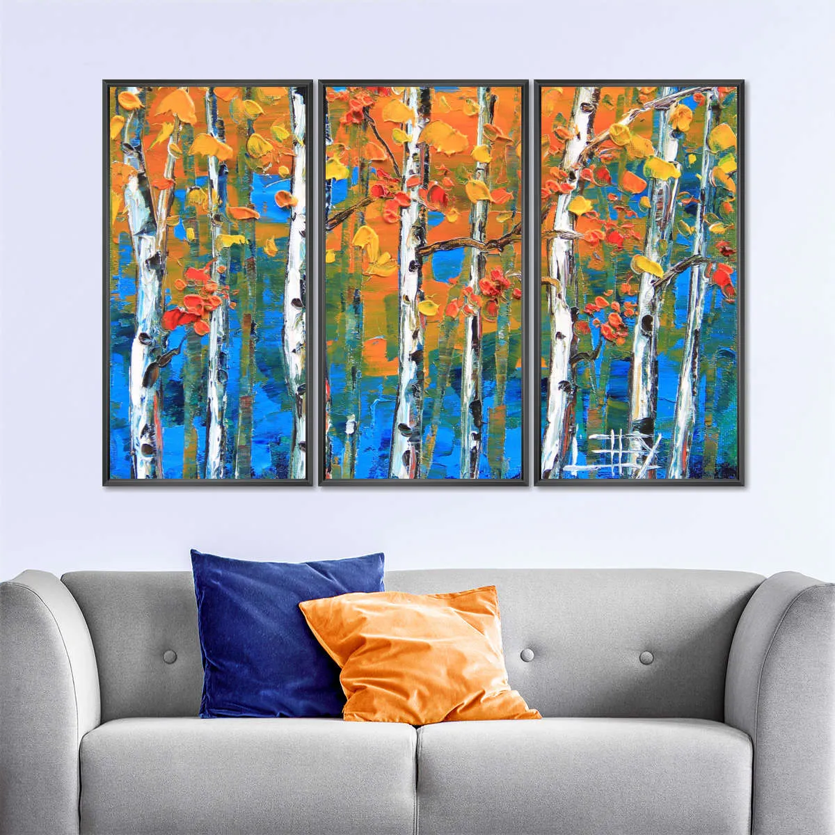 A Blue Birch I Wall Art