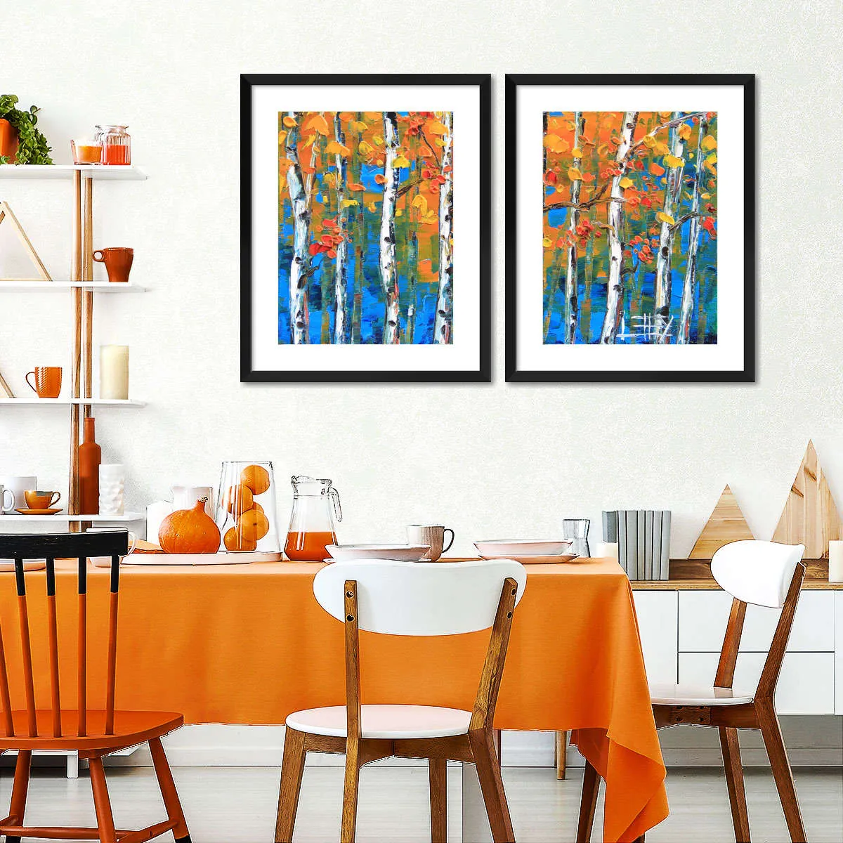 A Blue Birch I Wall Art