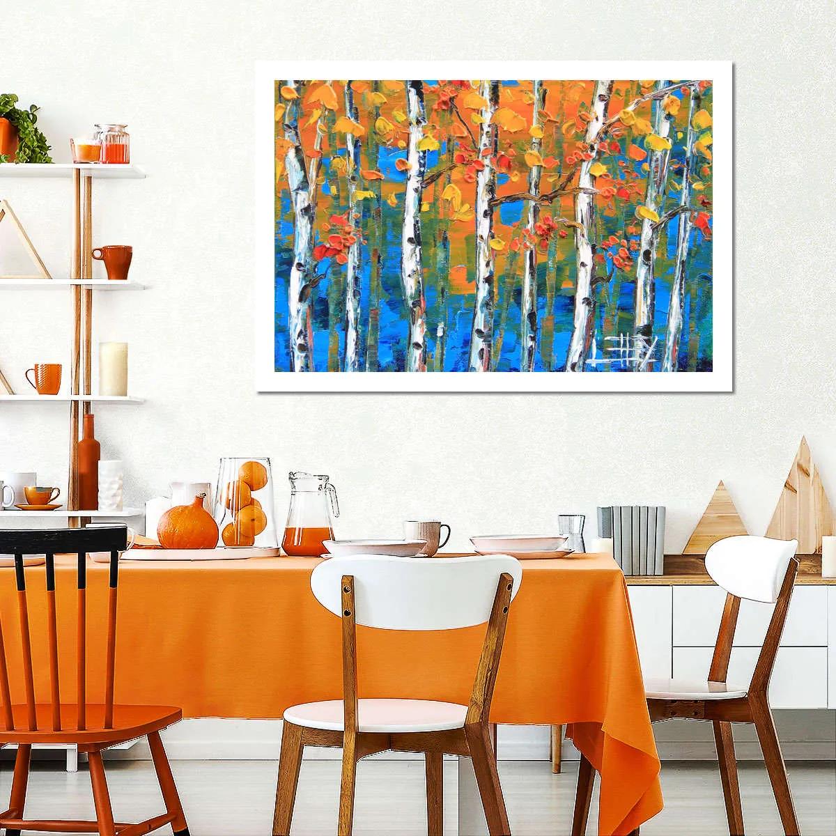 A Blue Birch I Wall Art