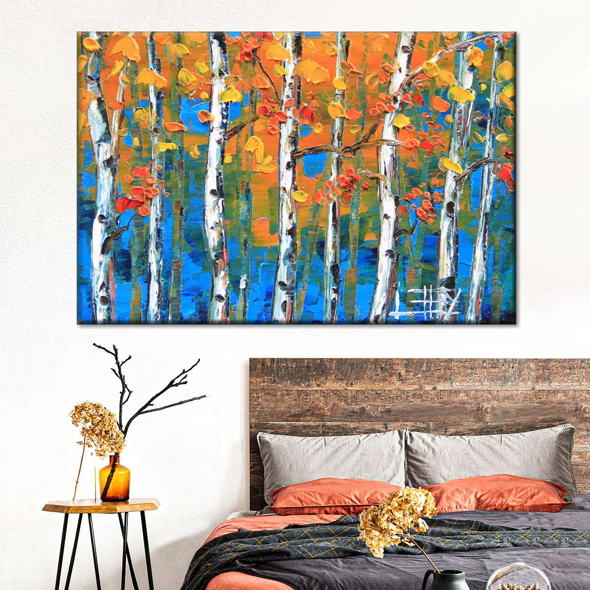 A Blue Birch I Wall Art