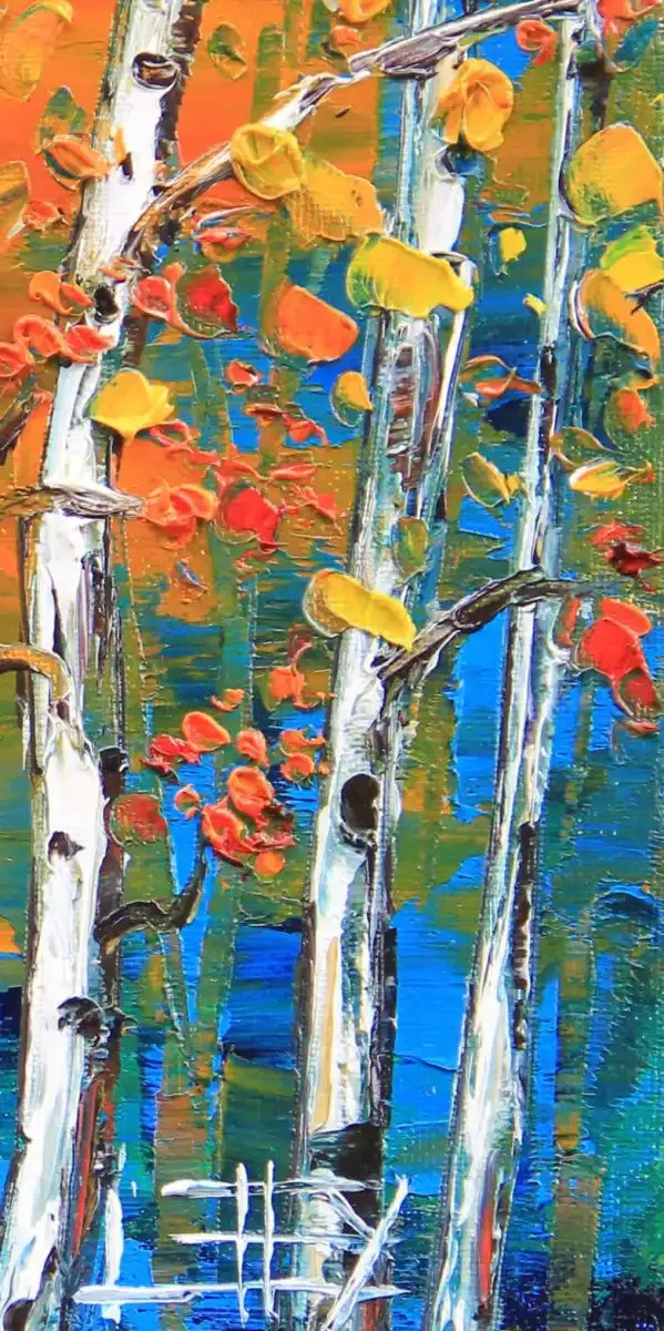 A Blue Birch I Wall Art