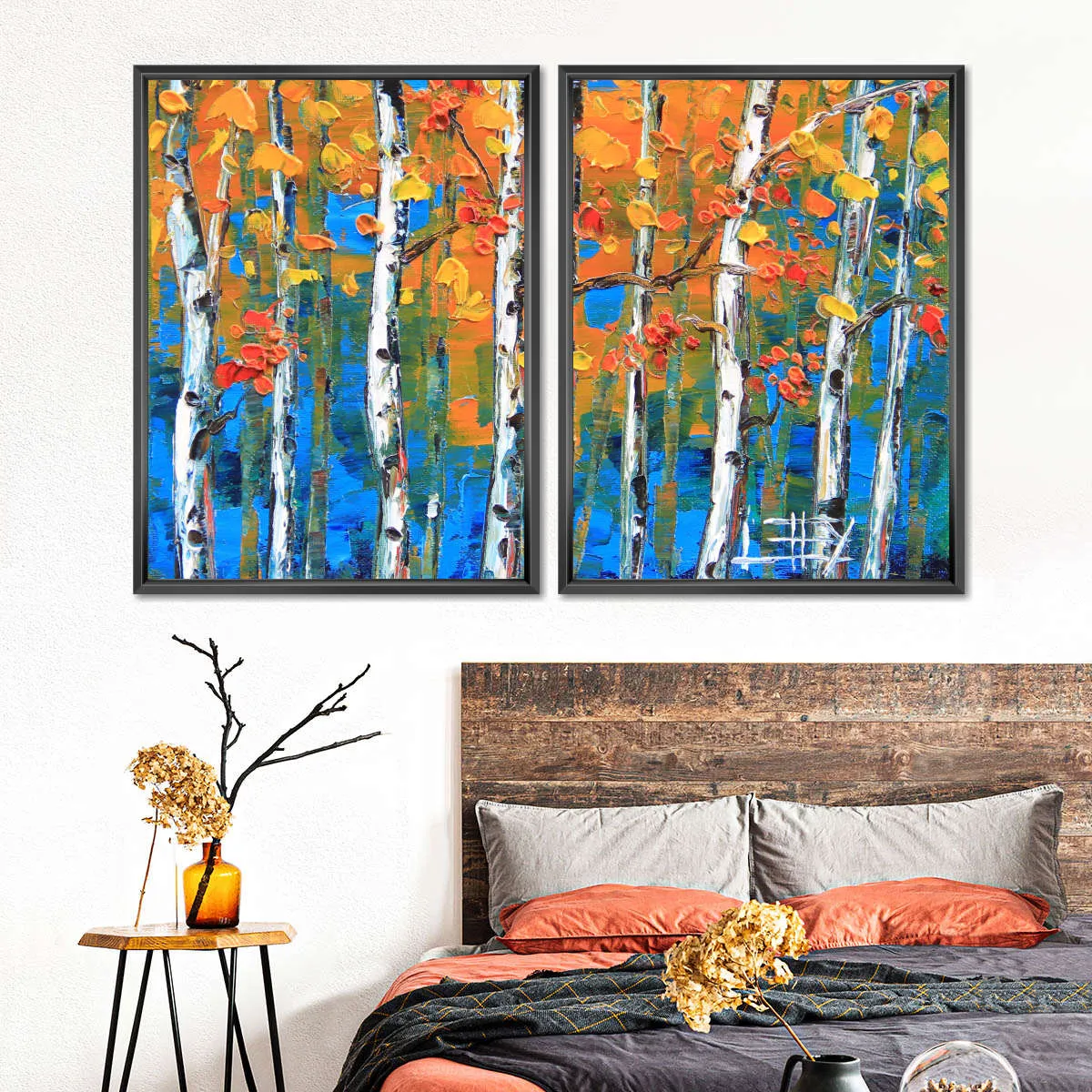 A Blue Birch I Wall Art