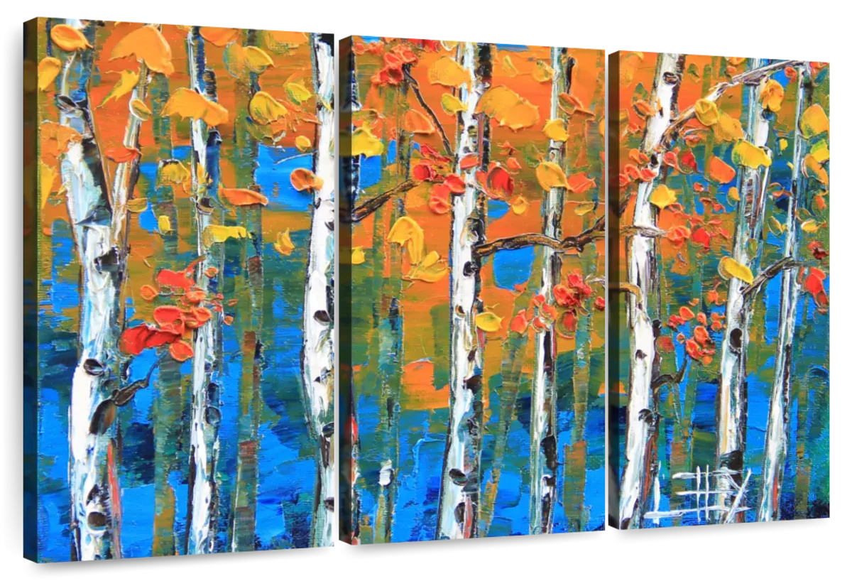 A Blue Birch I Wall Art