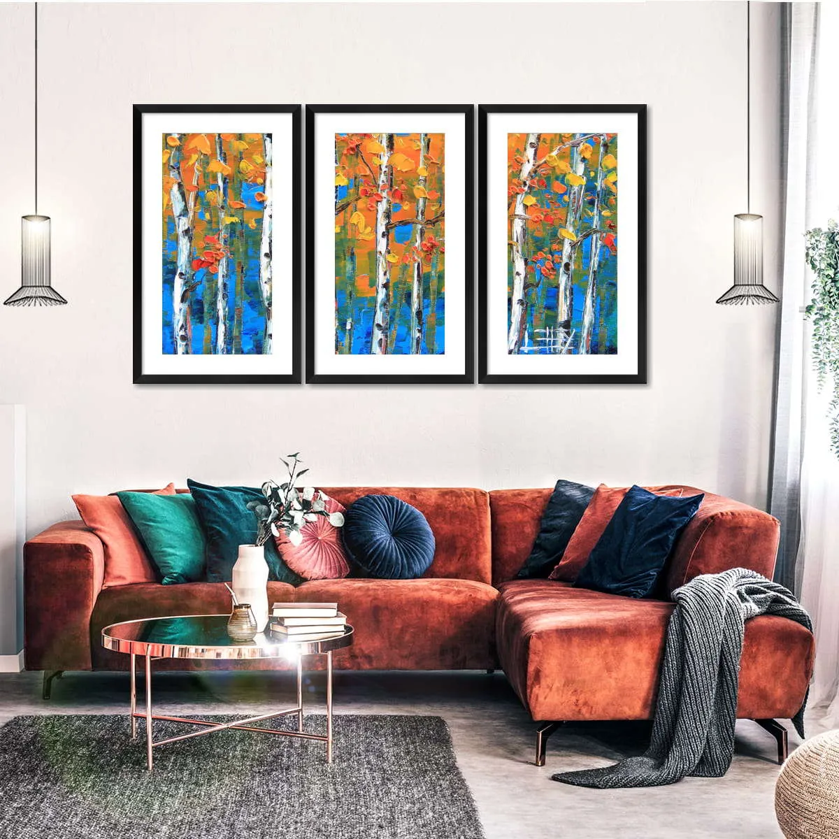 A Blue Birch I Wall Art