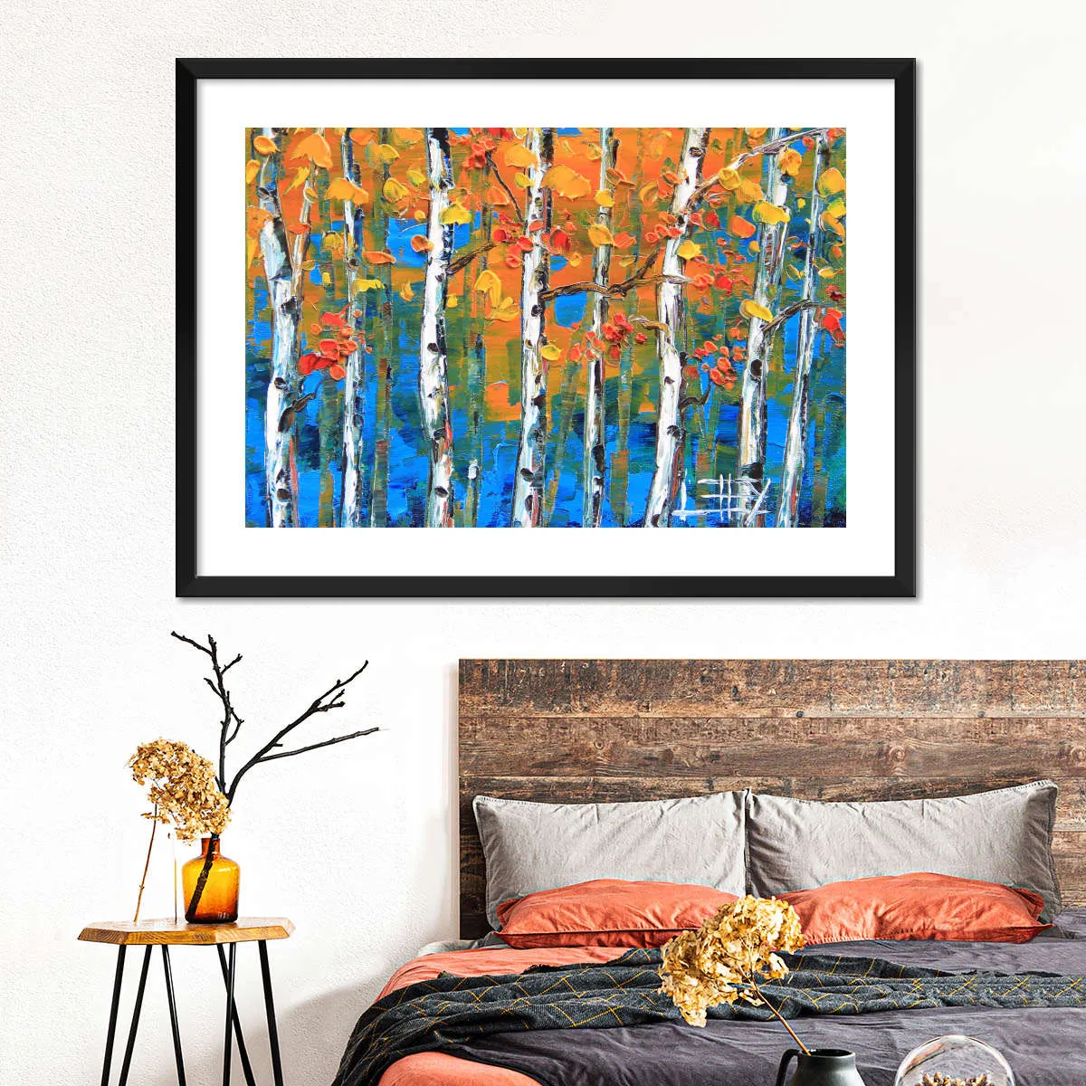 A Blue Birch I Wall Art