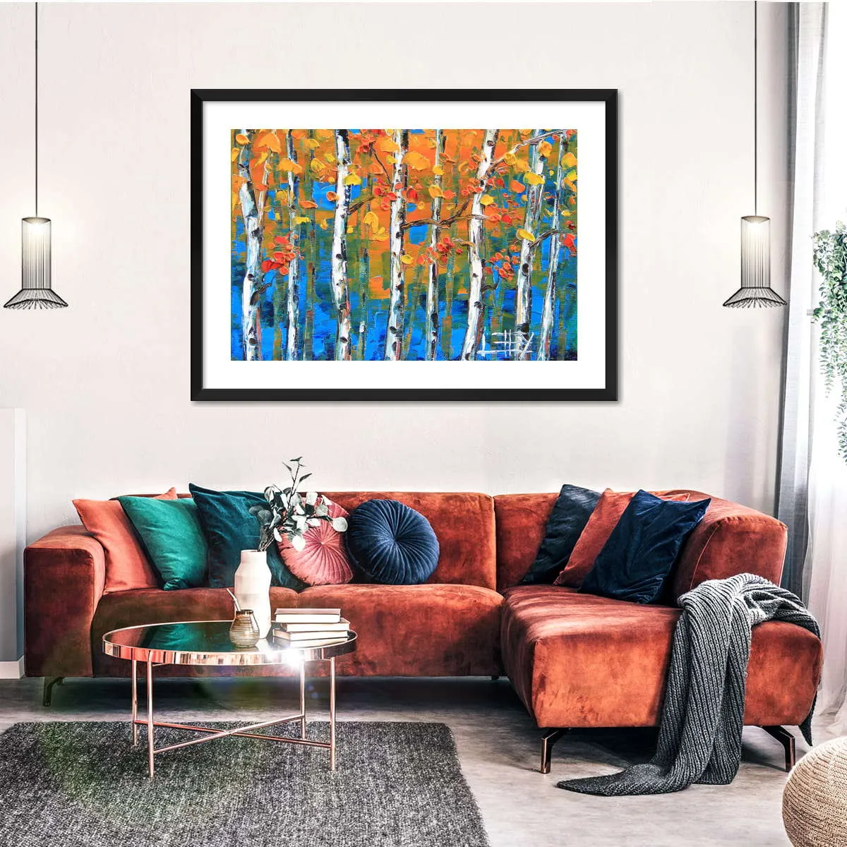 A Blue Birch I Wall Art