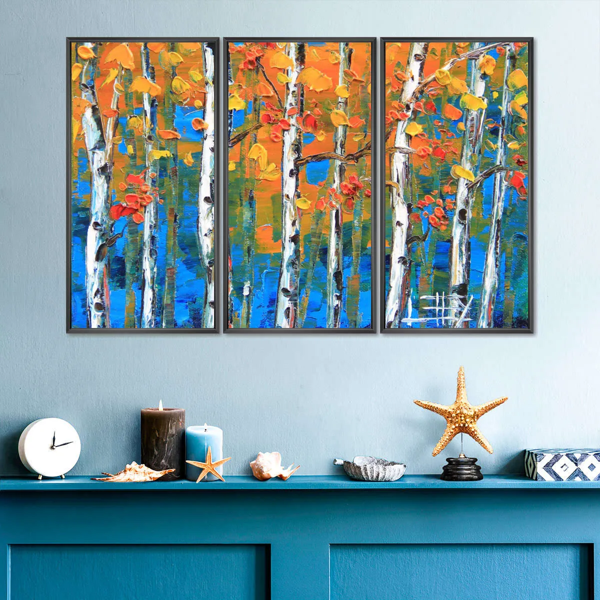 A Blue Birch I Wall Art