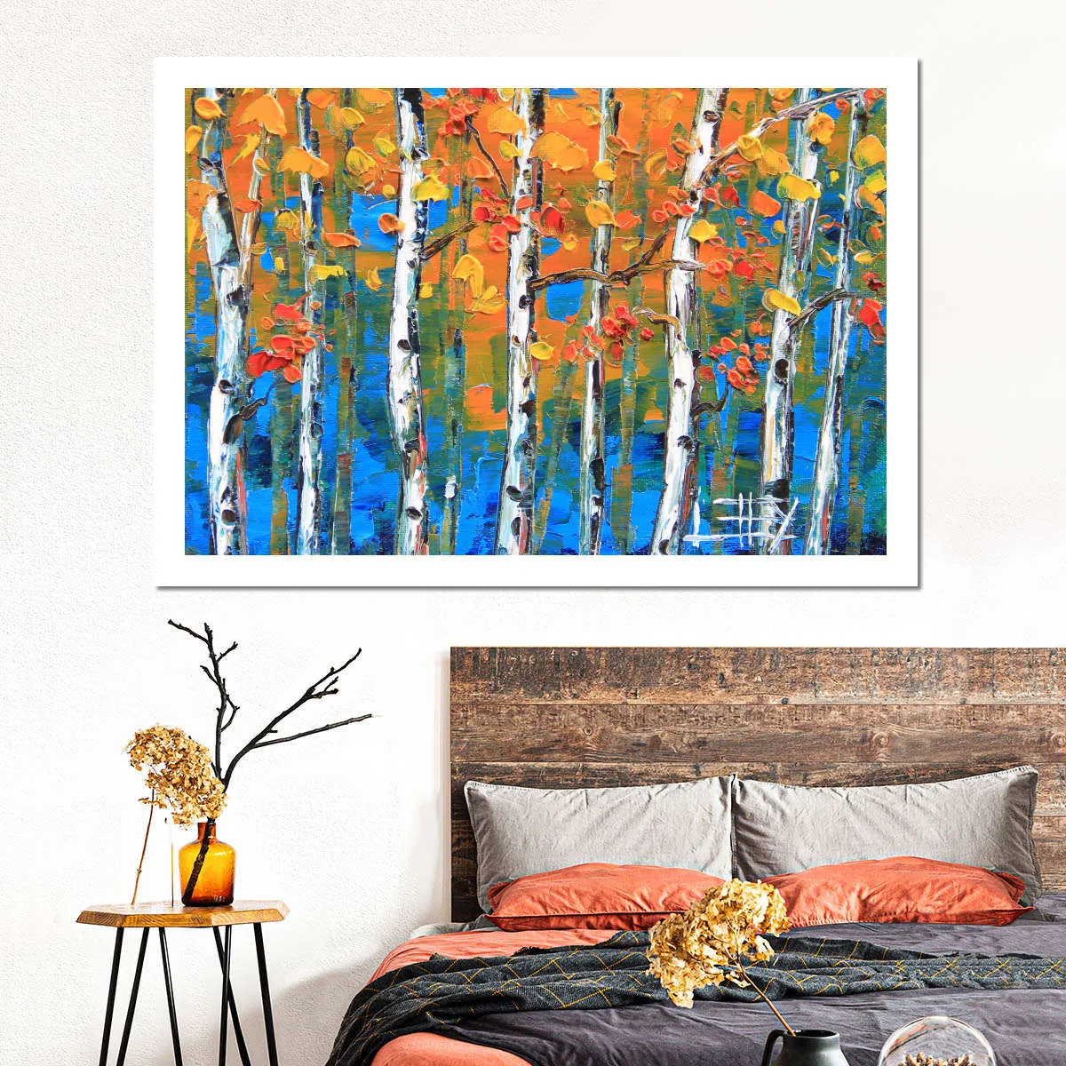 A Blue Birch I Wall Art