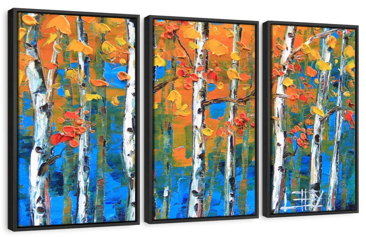 A Blue Birch I Wall Art