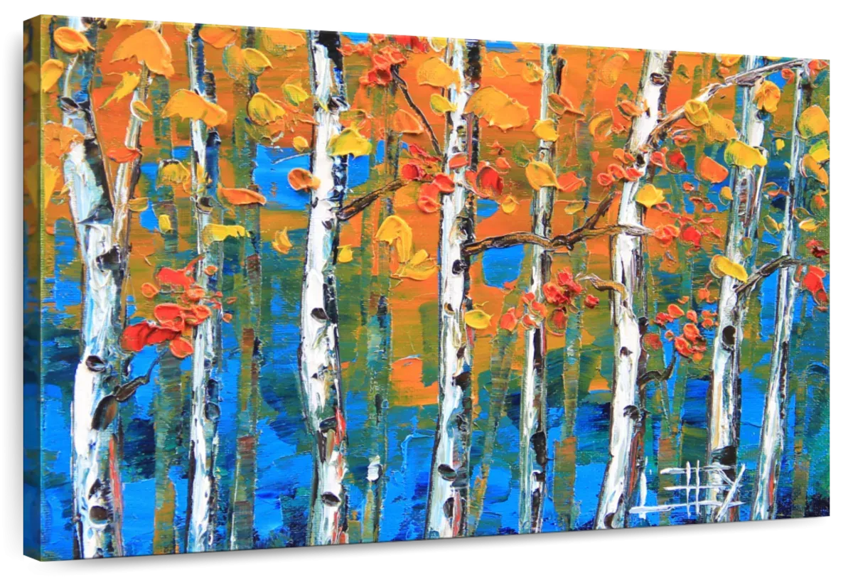 A Blue Birch I Wall Art