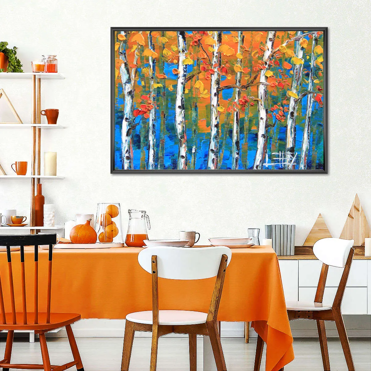 A Blue Birch I Wall Art