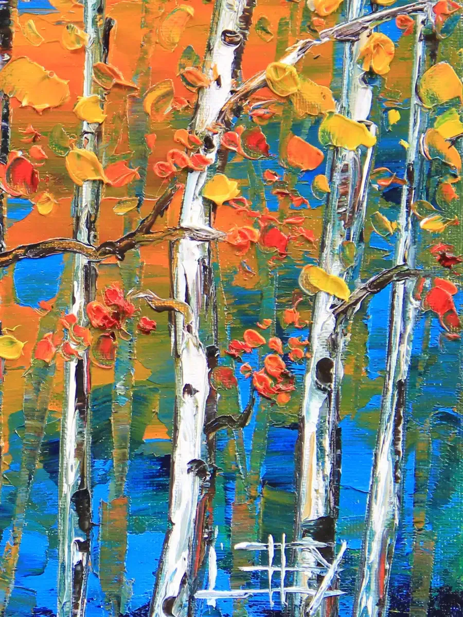 A Blue Birch I Wall Art