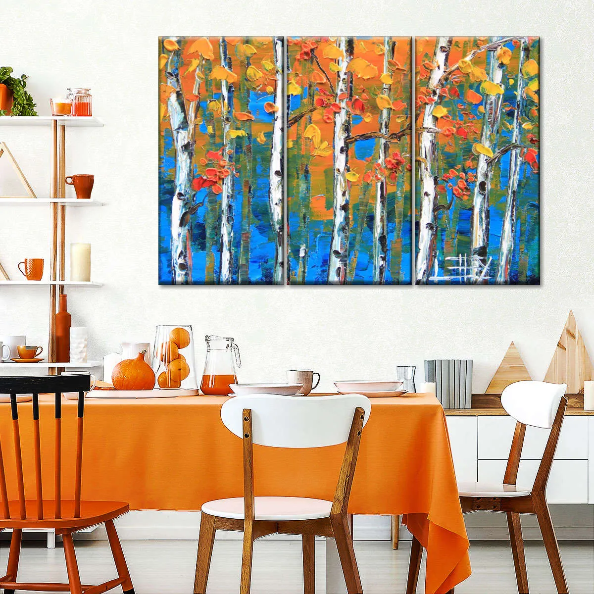 A Blue Birch I Wall Art