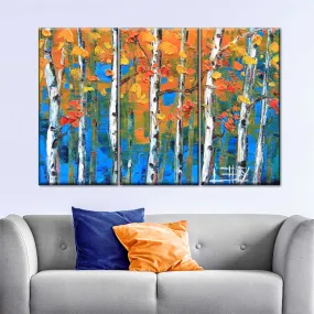 A Blue Birch I Wall Art