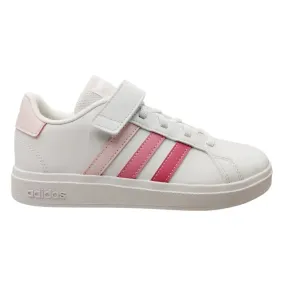 Adidas Tenis Casuales con Velcro de Niñas IG4838 Grand Court 2.0 El K