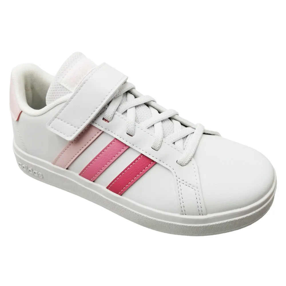 Adidas Tenis Casuales con Velcro de Niñas IG4838 Grand Court 2.0 El K