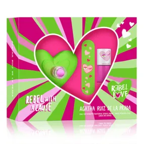 Agatha Ruiz De La Prada Rebel Love Set 80 ML   Lima  Esmalte Uñas (M)