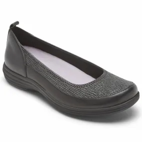 Aravon QUINN BALLET FLAT BLACK